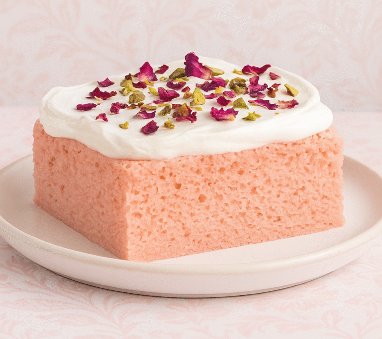 rose milk cake