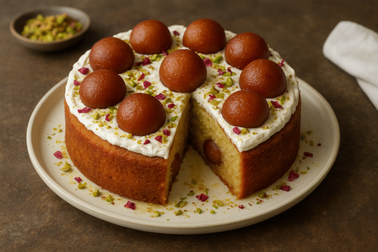 gulab jamun cake
